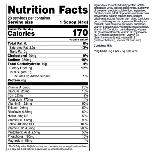 Transformhq Meal Replacement Shake Powder 28 Servings (Orange Cream) -0.7 Ounces