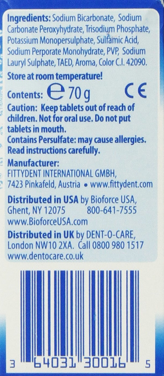 Denture Cleanser 32 Tab By Secure Denture Adhesive (1 Each)