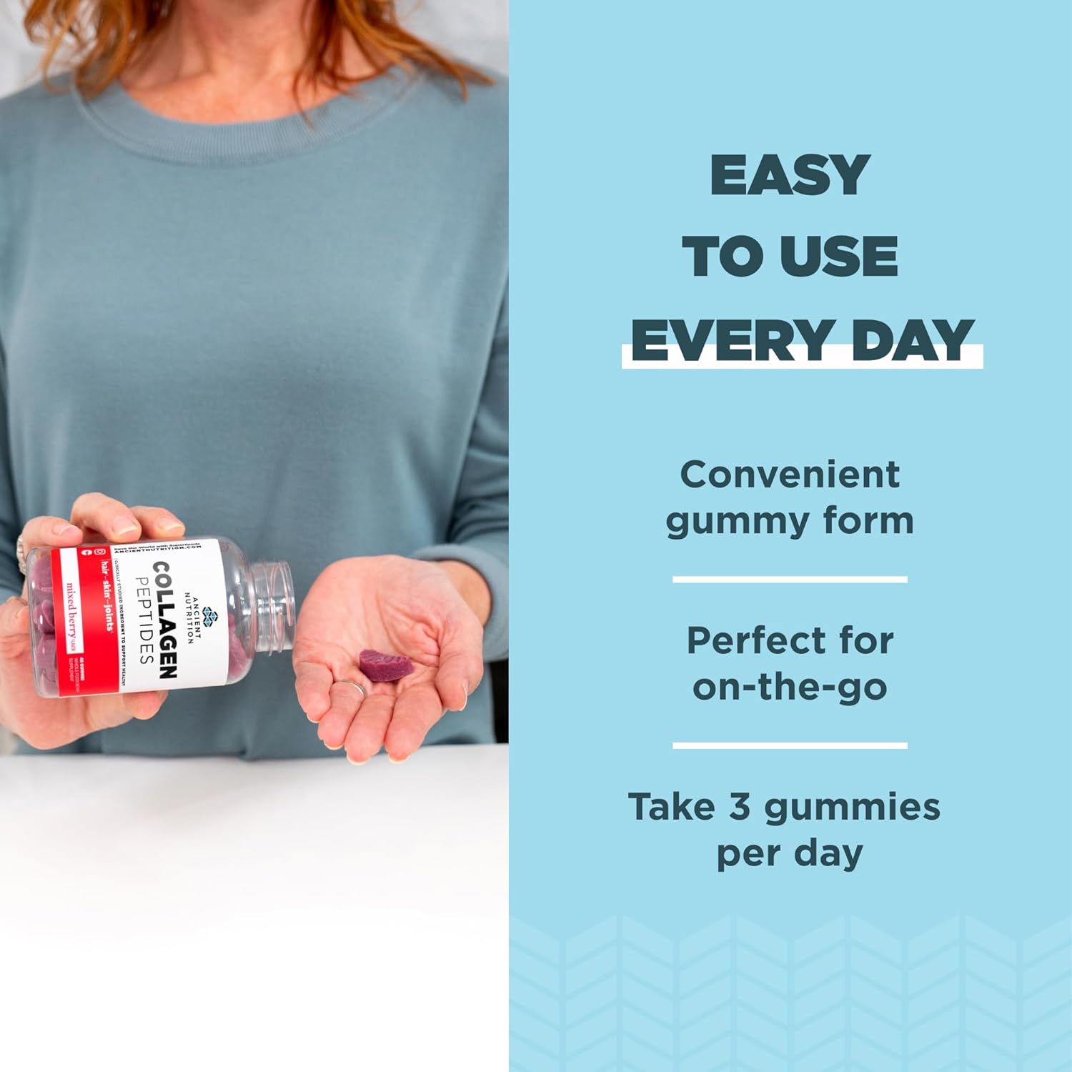 Ancient Nutrition Collagen Peptides Gummies, Collagen Peptid