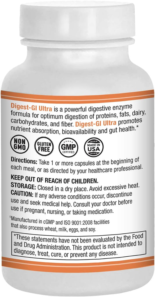 Ast Enzymes Digestive Enzyme Supplement  Digest-Gi Ultra 180 Vegetari4.8 Ounces