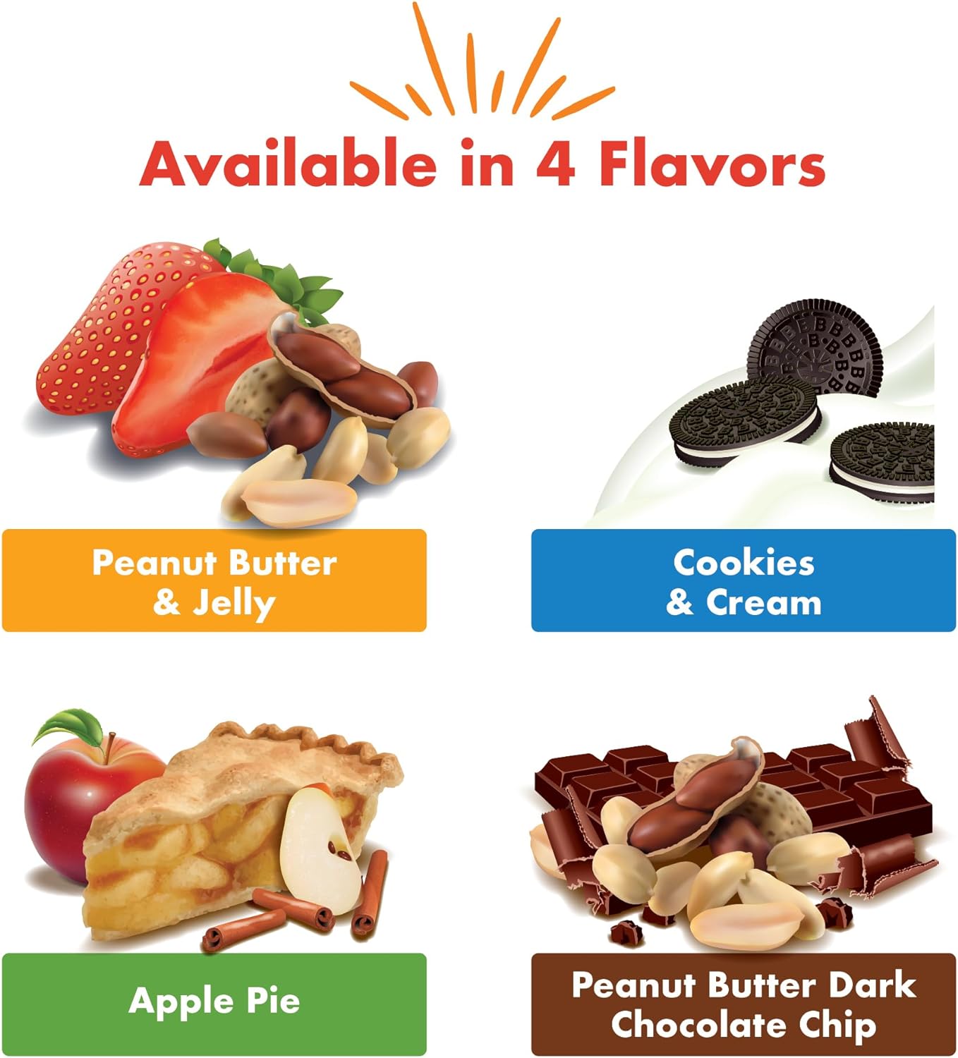 Bonk Breaker Real Food Energy Bar Gluten-Free, 8g Protein, Peanut Butt