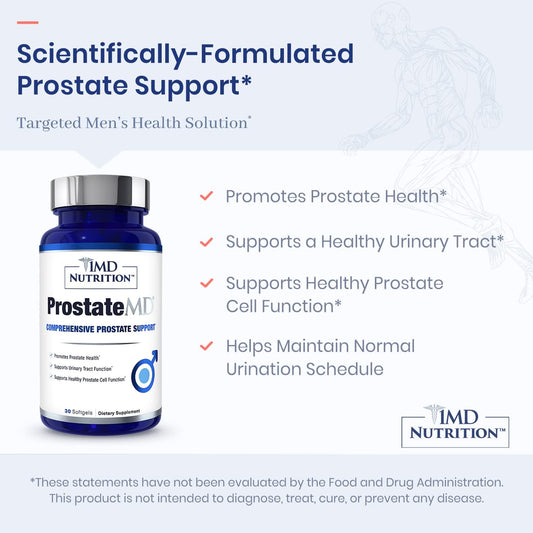 1Md Nutrition Prostatemd Saw Palmetto Prostate Support Supplement - Su