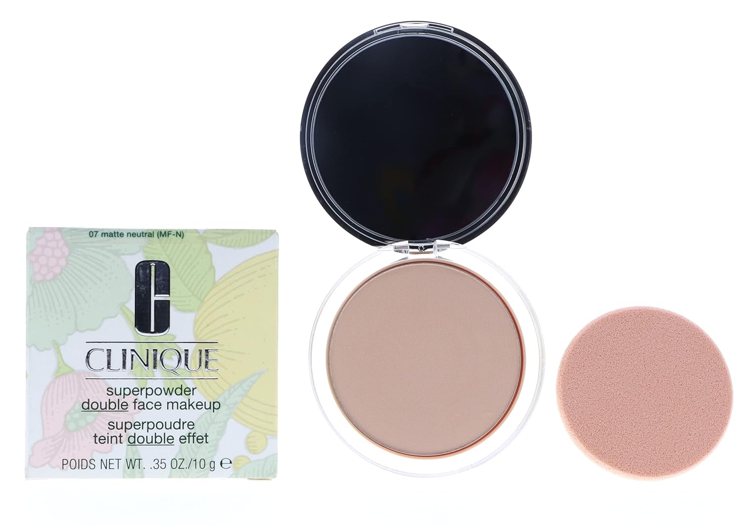 Clinique SuperPowder Double Face Makeup Powder Compact .35 o