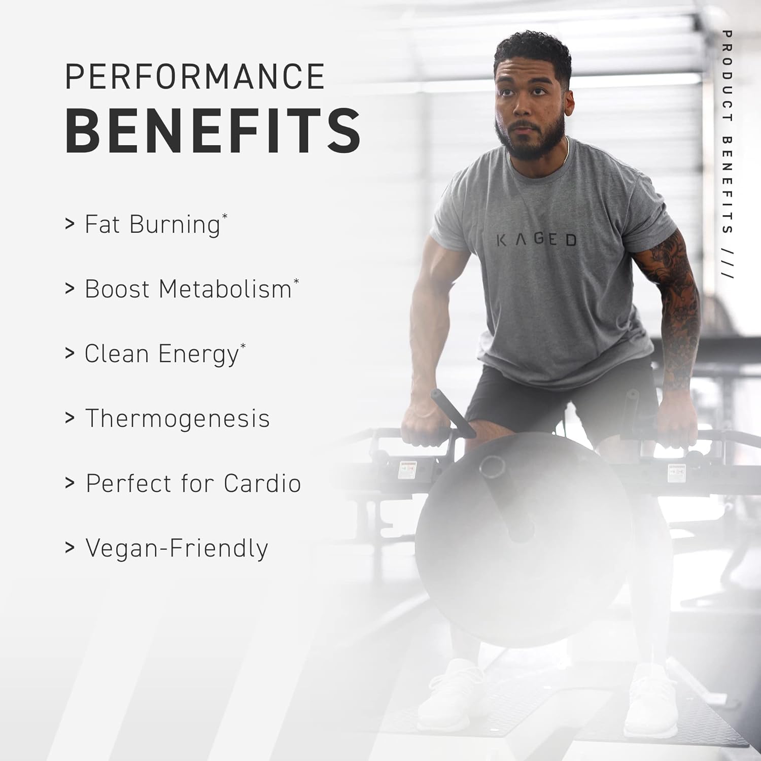 Kaged Thermogenic Powder | Clean Burn | Orange Mango | Men & Women | W