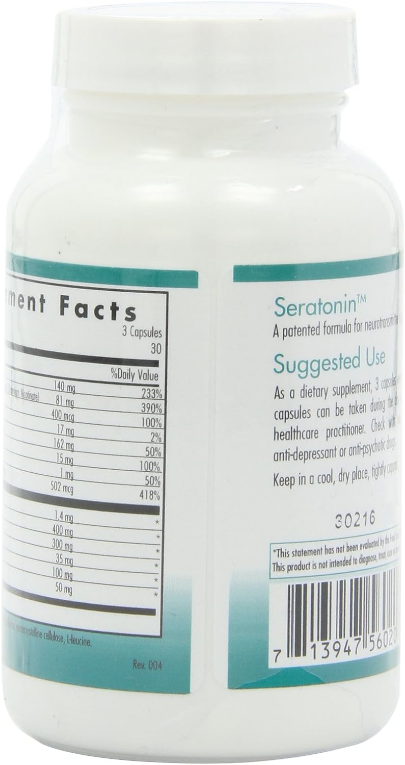 Nutricology Seratonin, Vegicaps, 90-Count