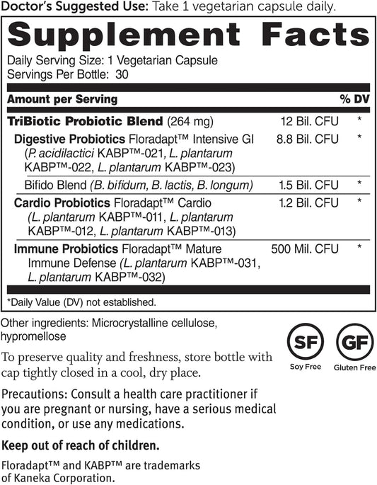Dr. Stephen Sinatras Cardiosense Probiotic Delivers 12 Billion Cfus O1.76 Ounces