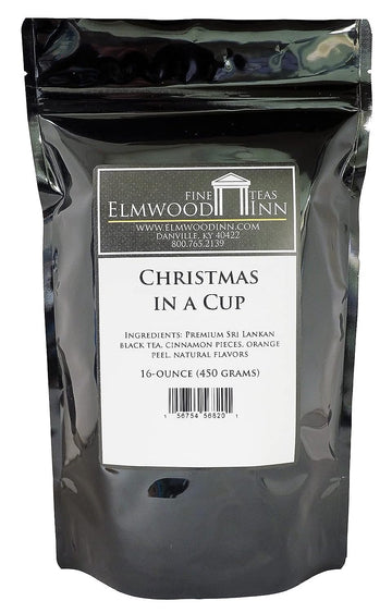 Elmwood Inn Fine Teas, Christmas In A Cup Cinnamon Black Tea Pouch