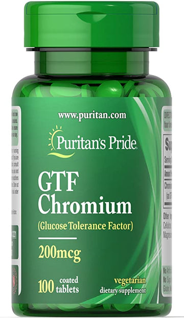 Puritan'S Pride Gtf Chromium 200 Mcg-100 Tablets