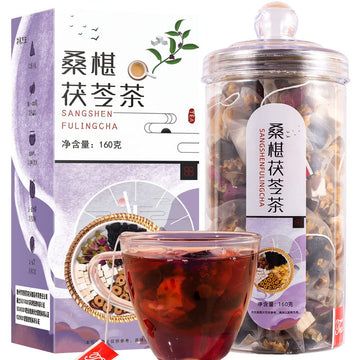Mulberry Poria Cocos Nature Herbal Tea Red Date Lily Double Rose Combined Of Floral Iced Tea,