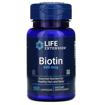 Life Extension, Biotin, 600 Mcg,  Capsules