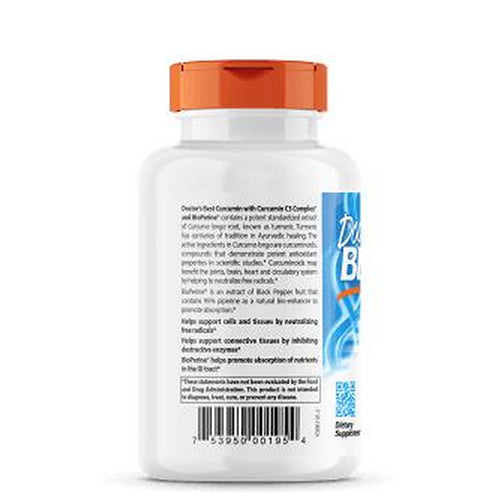 Curcumin C3 Complex With Bioperine 120 Tabs By Doctors Best