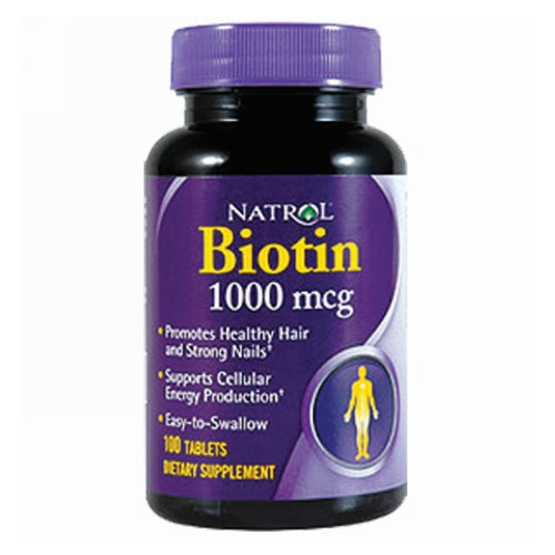 Biotin 100 Tabs By Natrol
