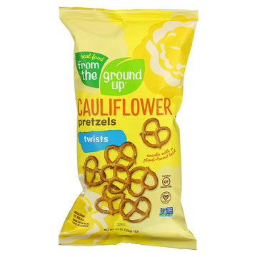 From The Ground Up, Cauliflower Pretzels, Twists,  Pack Of 3