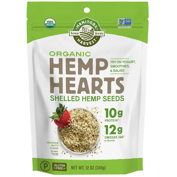 Manitoba Harvest, Hemp Hearts, Organic Shelled Hemp Seeds, Delicious Nutty Flavor