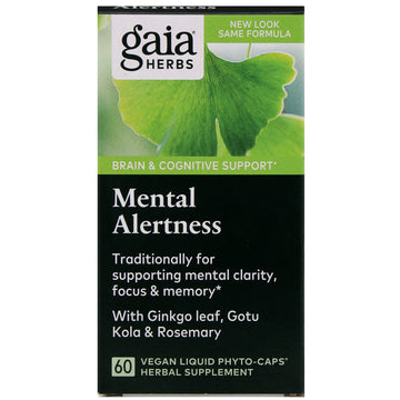 Gaia Herbs, Dailywellness, Mental Alertness