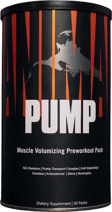 Animal Pump  Preworkout - Vein Popping Pumps  Energy And Focus  Creatine  Nitric Oxide  Easy To Remove Stimulant Pi