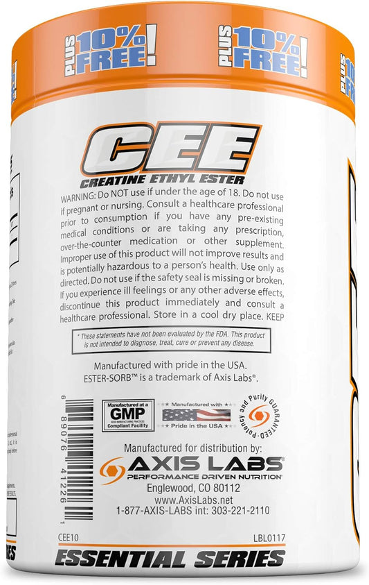 Axis Labs Creatine Ethyl Ester, Capsules, 396-Count396 Count
