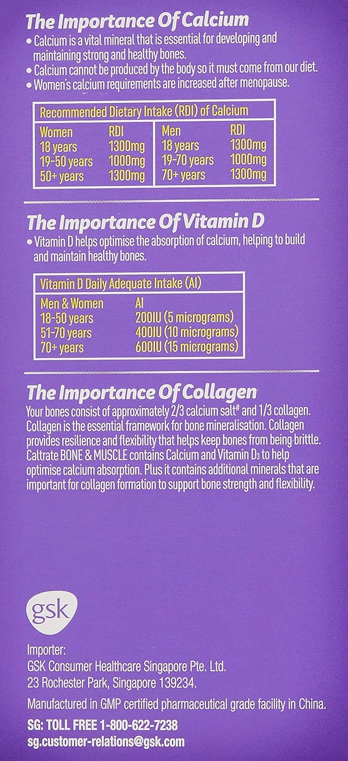 Caltrate Bone and Muscle 60 Tablets