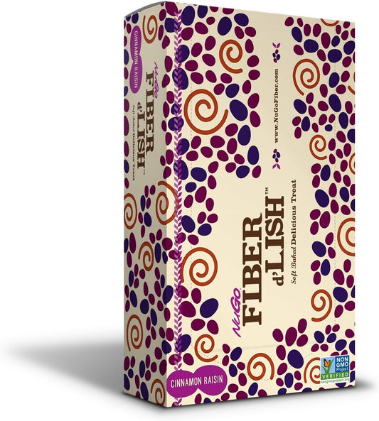 Nugo Fiber D'Lish Cinnamon Raisin, 12G High Fiber, Vegan, 150 Calories1.6 Pounds
