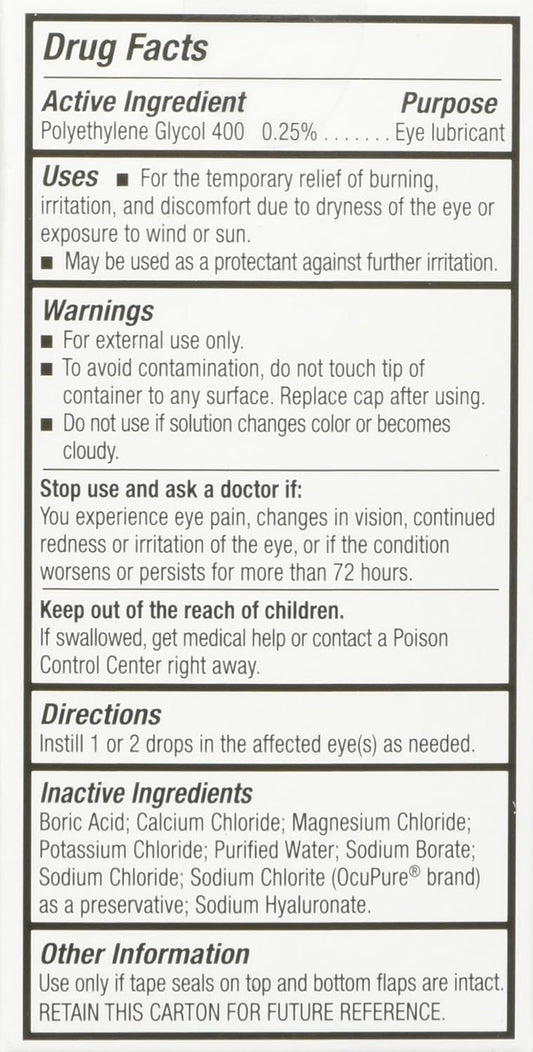 Blink Gel Tears Lubricating Eye Drops 10 Ml (Pack Of 2)0.34 Fl Oz (Pac