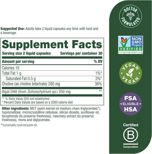 Megafood Baby & Me 2 Prenatal Dha & Choline - Vitamins For Women - Pla