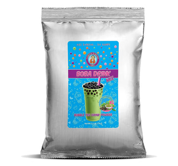 Green Tea Latte (Matcha) Boba/Bubble Tea Drink Mix Powder By Buddha Bubbles Boba