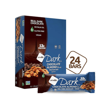 Nugo Dark Chocolate Almond With Sea Salt, 12G Vegan Protein, 200 Calor4 Pounds