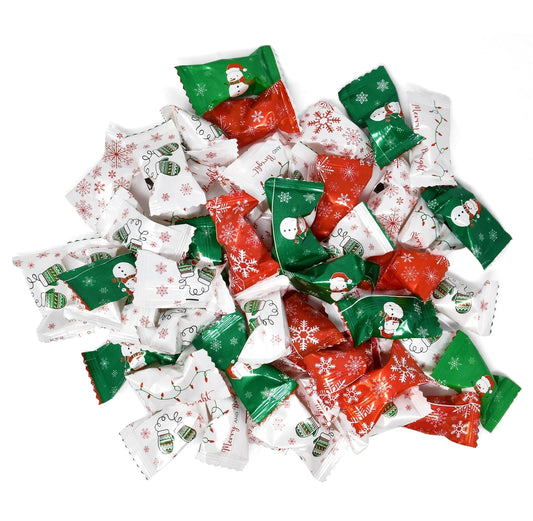 Gift Boutique Christmas Butter Mint Candies Bags 100 Count Individually Wrapped Mints Candy 13 Ounce Bags (368 G) Goodie