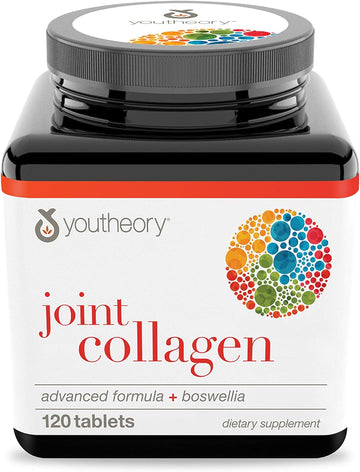 Youtheory Joint Collagen Pills Advanced With Boswellia Extract, Joint 7.37 Ounces