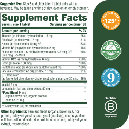 Megafood Kids B Complex - Kids Vitamins - Vitamin B12 & Vitamin B6 Wit