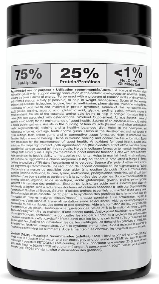 Ketoplex Mct Collagen+, Creamy Vanilla Ice Cream10.76 Ounces
