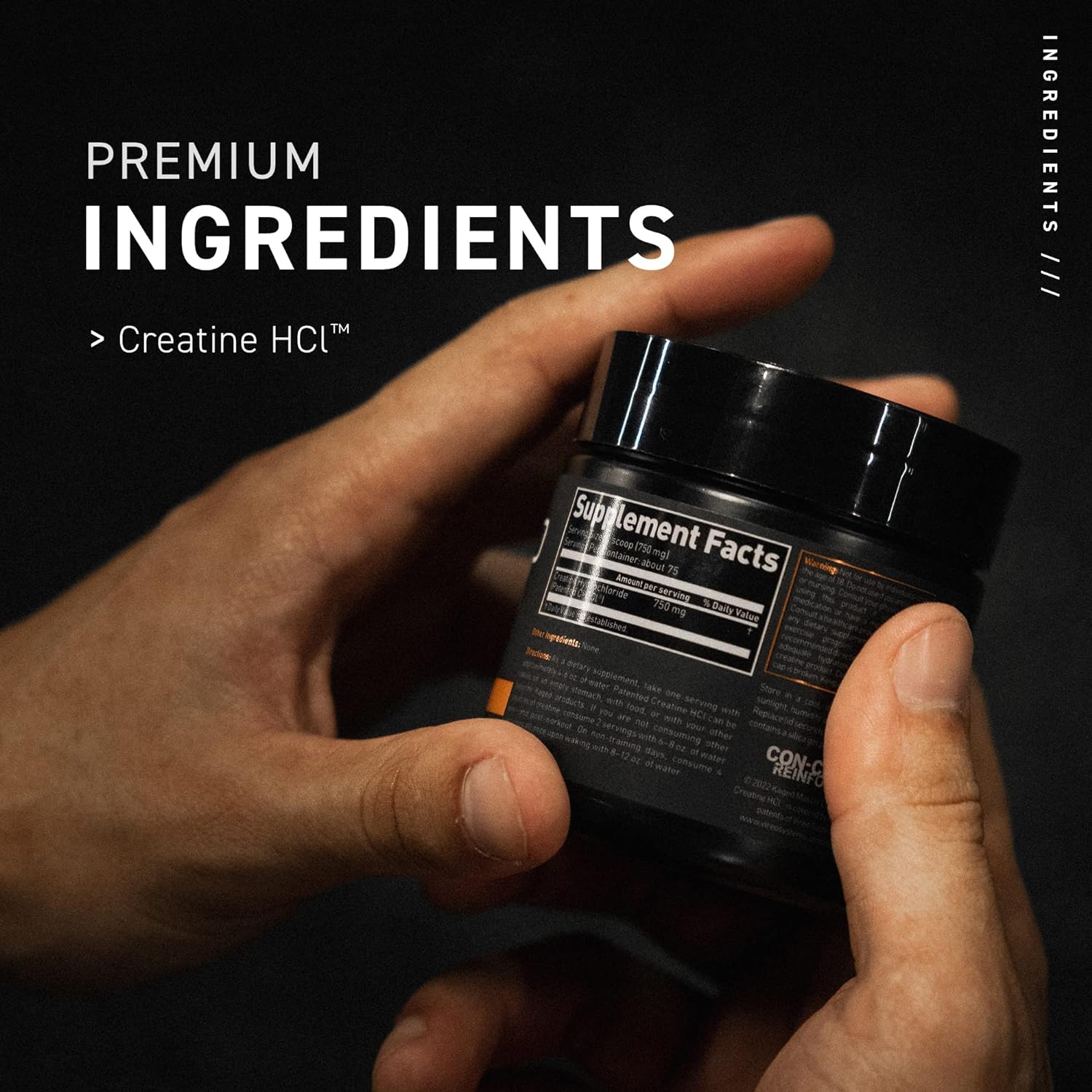 Kaged Creatine HCl Powder | Lemon Lime | Supports Muscle Growth and Re