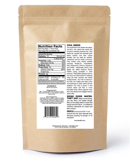 Get Chia Brand Black Chia Seeds With 6 Total Pounds