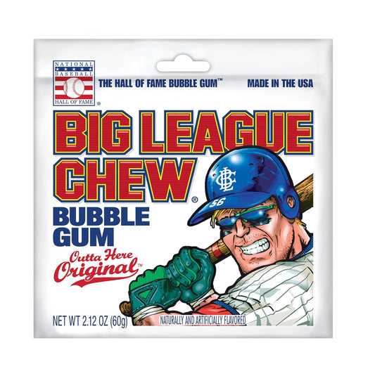 The Official Big League Chew Original Bubble Gum + Tray (12 Packs)