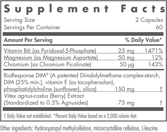 Nutricology Pms Nutritional Support - Bioresponse Dim, Magnesium And V
