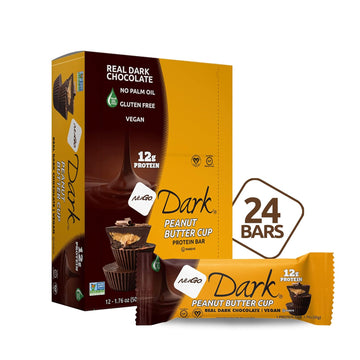 Nugo Dark Peanut Butter Cup, 12G Vegan Protein, 200 Calorie, Gluten Fr1.76 Ounces