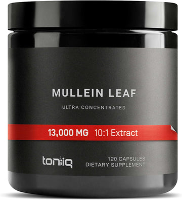 13,000Mg Mullein Leaf Capsules - 10:1 Ultra Concentrated Mullein - Thi