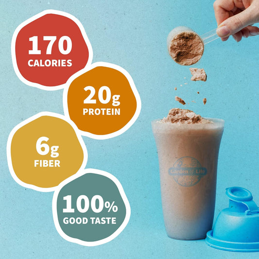 Garden Of Life Creamy Organic Vegan Protein Powder + Oatmilk, 20G Comp