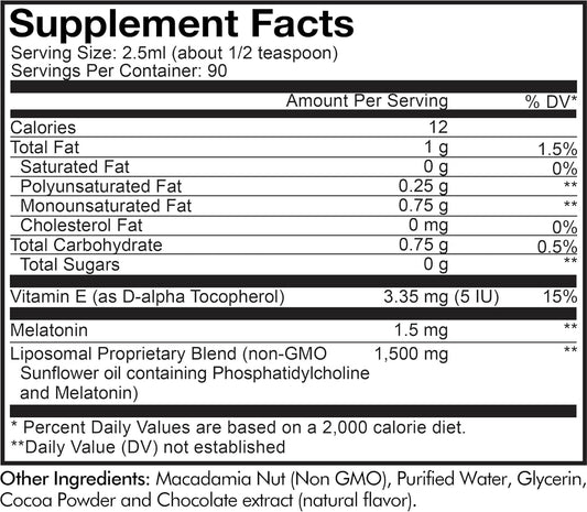Codeage Liposomal Teen Sleep + Liquid Melatonin Supplement For Teenage