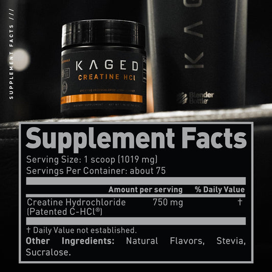 Kaged Creatine Hcl Powder | Lemon Lime | Supports Muscle Growth And Re