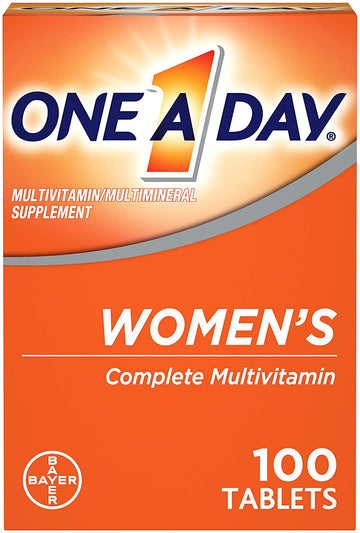 One A Day Womens Multivitamin, Supplement With Vitamin A, Vitamin C, Vitamin D, Vitamin E And Zinc For Immune Health Support, B12, Biotin, Calcium & More, 100 Count