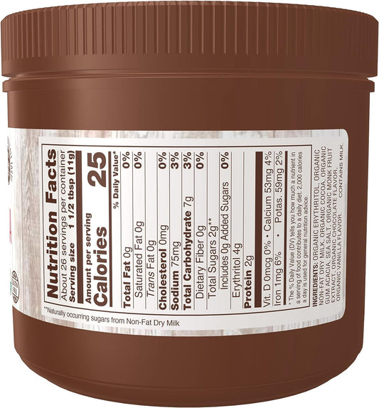 Now Foods, Organic Cocoa Lovers™ Slender Hot Cocoa, No Sugar Added, Certified Non-Gmo, Kosher