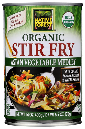 Native Forest Organic Stir Fry Asian Vegetable Medley, USDA Certified