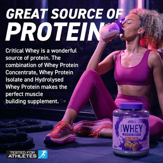 Applied Nutrition Critical Whey Protein Powder 900G - High Protein Pow900 Grams