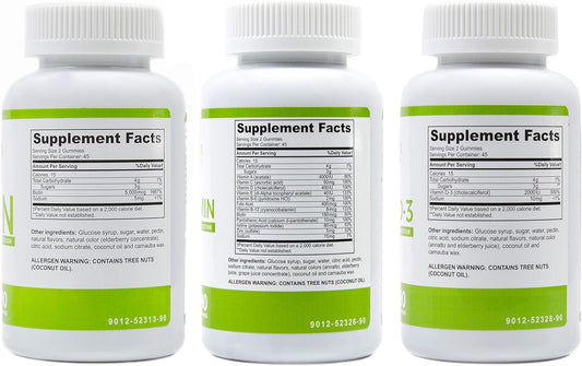 Barislim Bariatric Multivitamin Gummies  Multivitamin, Biotin, And D3 - Specially Formulated Gummy Vitamins For Patient