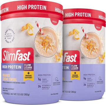 Slimfast Advanced Immunity High Protein Meal Replacement Smoothie Mix,1.69 Pounds