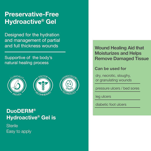 Convatec Duoderm Hydroactive Sterile Gel, 15 Grams Tube For