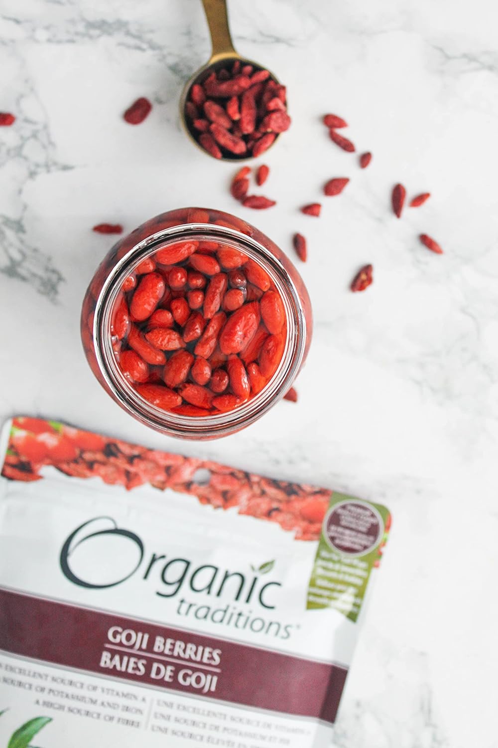 ORGANIC TRADITIONS Gogi Berries, 454 Gram : Grocery & Gourm