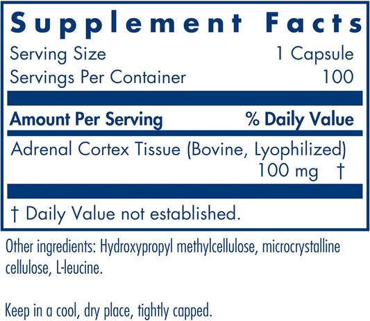 Allergy Research Group - Adrenal Cortex Glandular - Stress, Energy, Ad8.78 Ounces