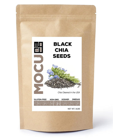 Get Chia Brand Black Chia Seeds With 6 Total Pounds